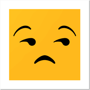 Meh Emoji Posters and Art